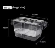 Aquarium Peacock Fish Incubator Breeding Box Acrylic Isolation Box Tropical H59B