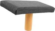 MAGICLULU Unique Single-Leg Kneeling Stool for Meditation Yoga Bench with Tailbone Pillow Grey