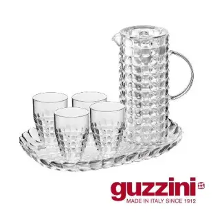 均岱鍋具【Guzzini】Tiffany系列-水晶冷水壺-六件組