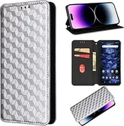 Compatible with OnePlus 11 5G Case Cover,Compatible with OnePlus 11 5G【Built-in TPU Shell】 Flip Stand Magnetic Closure Card Slot White