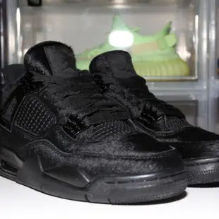 【正品】Air Jordan 4 Pony Hair 馬毛 黑貓 女款 CK2925-001潮鞋