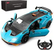 Lamborghini RC Car Rastar 1:14 Lamborghini Huracán STO Remote Control Car Blue Toy Car