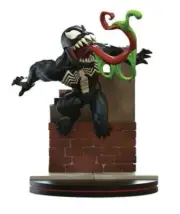 VENOM Q FIG DIORAMA FIGURE BY QUANTUM MECHANIX NEW IN BOX MARVEL