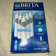 New Brita Water Bottle Replacement Filters, Old Style, 5 Pack
