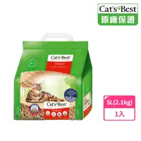 在飛比找momo購物網優惠-【CAT’S BEST 凱優】經典凝結木屑砂（紅標凝結型）5