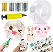 Nano Tape Bubble Kit - Water Balloon Version with 9.8Ft Double Sided Tape & Syri