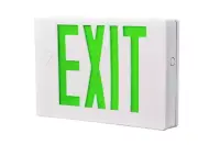 (6) All-Pro APX7G Cooper Lighting Thermoplastic Apx Exit Sign Universal Design
