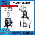 【含稅|含發票】致美SPRALL氣動雙隔膜泵A-10大功率增壓泵油漆噴漆大流量1寸泵