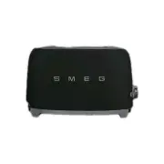 Smeg TSF01BLMUS Retro 50's Style 2-Slice Toaster, Matte Black.