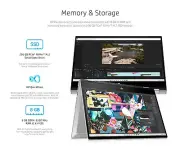 New HP Pavilion x360 2-in-1 14" Touch-Screen FHD Laptop i5 8GB 256GB SSD Silver