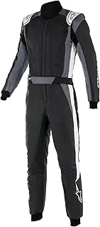 Alpinestars GP Pro Comp V2 Driving Suit Multi Layer FIA8856-2018, Black/Asphalt/White, 58
