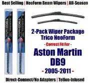 2pk Super-Premium NeoForm Wipers fit 2005-2011 Aston Martin DB9 - 16240/200 (for: Aston Martin)