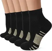 [Iseasoo] Copper Compression Socks For Men & Women-3 Pairs,15-30mmHg is Best For Running,Athletic,Medical,Pregnancy and Travel