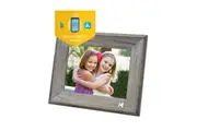 KODAK Classic Digital Photo Frame Wood 8013W, 8 inch Touch Screen Electronic Picture Frame Wifi Enabled, Cloud Storage, 16GB Internal Memory with Picture Music Video Function