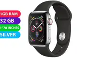 Apple Watch Series 5 (44mm, Silver, Cellular) - Refurbished (Excellent)