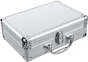 DOITOOL Metal Case Makeup Bag Lightweight Suitcases Luggage Briefcase for Men Tool Case for Professionals