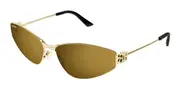 Balenciaga BB0335S 003 Men's Sunglasses Gold Size 65