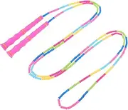 KOMBIUDA Bamboo Skipping Rope Jumping Rope Climbing Equipment Ropes ing Climbing Rope Pulley Cordless Jump Rope Weighted Jump Rope Ankle Straps for Cable Machine Blue