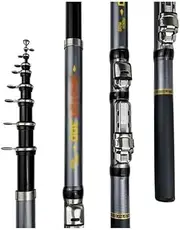 Multifunctional Fishing Rod Rock Fishing Carbon Fiber Telescopic Portable