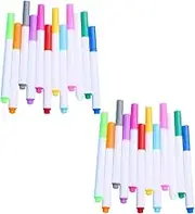 Portable Writing Markers 24pcs Liquid Chalk Pens Erasable Tips for Chalkboard School Classroom Boys and Girls Whiteboard