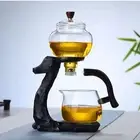 Glass Teapot Infuser Drip Pot Dripping Automatic Tea Set for Office Tea Coffee