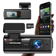 Dash Cam 2K 1440P WiFi Car Camera with 1.47 inch IPS Screen,2K Front Dash Cam...