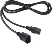 IEC C14 to IEC C13 Power Lead Extension Cable Kettle Computer PC Monitor Rice Cooker Adapter Supply Power Cord 2M