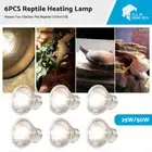 UVA+UVB 6PCS Heat Emitter Heating Lamp Bulb Light Heater For Chicken Pet Reptile