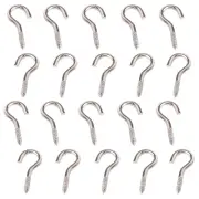 100 Pcs Small Screw and Fastenings Heavy Duty Hooks Ceiling