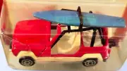 Vintage Majorette Dune Buggy Surfer Renault 4L JP4 / #252 / Red Card / France