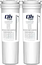 OHFULLS 836848 Refrigerator Water Filter, Replacement for Fisher & Paykel #862285 Replaces #836848, 836860, E522B, PS2067635, RF90A180DU, EFF-6017A, E402B, E442B, SUPCO WF296, RF135B (2-Pack)