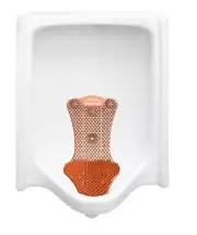 WizKid Splash Hog Long-Lasting Mango Scented Urinal Screen 6/Case & 1-year cover