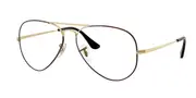 Ray-Ban RX6489 Aviator 3175 Men's Glasses Black Size 55 - Private Health Rebate - Blue Light Block Available