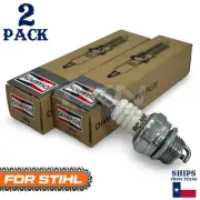 2 Pack Champion Spark Plug - For 026 STIHL Chainsaw