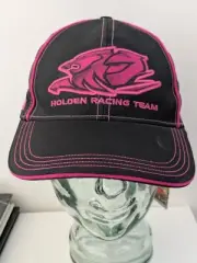Holden Racing Team HRT Cap Ladies Black + Hot Pink Stitching OSFM V8 Supercars