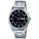 【CASIO 卡西歐】簡約指針錶 石英錶 不鏽鋼錶帶 生活防水 星期及日期顯示 MTP-V006 ( MTP-V006D-1B2 )