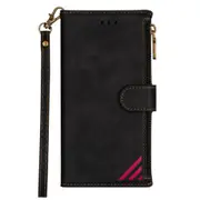 Zipper PU Leather Case For Samsung Galaxy Note20 Ultra Wallet Card Solt Stand Cover