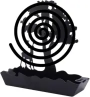 Mosquito Coil Holder，Stainless Steel Coil Holder Incenses Holder Reusable Lightw