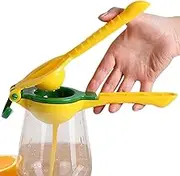Lemon Juice Squeezer | Citrus Juicer Hand Press - Anti-Slip Portable Vegetable Press For Kitchen Juice Bar Camping Fitness Baby Food Prep Restaurant Use Easy Handling