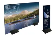12" Floor Mount Sign Holder PVC Foam Board Corrugated Plastic Poster 2 Sets