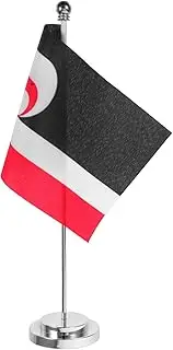 TEHAUX Polyester Flag Table Runner Mini Desk Flag New Zealand Cultural Decor Easy Install Banner