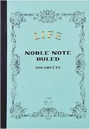 Life Notebook, Noble Notebook, Horizontal Ruled, A4 N37