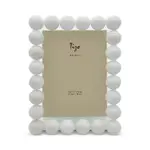 Tizo White Crystal Glass Single Bubble Frame, 4 x 6