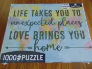 Paper House Life Takes You To Unexpected Places 1000 Pc Jigsaw Puzzle NIB Sealed
