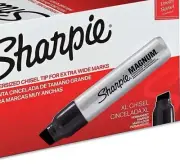 Sharpie Broad Chisel Tip Magnum Permanent Marker - BLK Pack 10 New