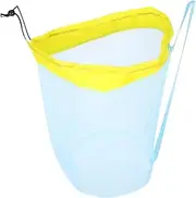 minkissy Beach Mesh Storage Bag Portable Tote for Lightweight Carrying Bag for Sand Swim Gear Outdoor Activities Flexible Strap Design Filter