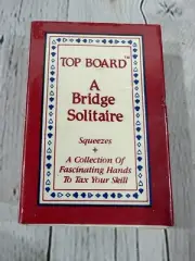 Vintage 1983 Top Board A Bridge Solitaire Squeezes Card Deck Game NEW SEALED!