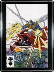 SPAWN #299 by TODD MCFARLANE w/FRAME ~ Custom Home Decor Comic Book Wall Art