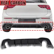 Carbon fiber Rear Bumper Diffuser Lip For Volkswagen Golf MK8 GTI MAXTON Style (for: Volkswagen)