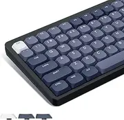 XVX Low Profile Keycaps, PBT Keycaps 144 Keys, Skyline Custom Keyboard Keycaps Full Set, Double Shot Keycaps for 60% 65% 75% 80% 100% Cherry Gateron MX Switches Mechanical Keyboard, Grey (TC-HHB-AI)